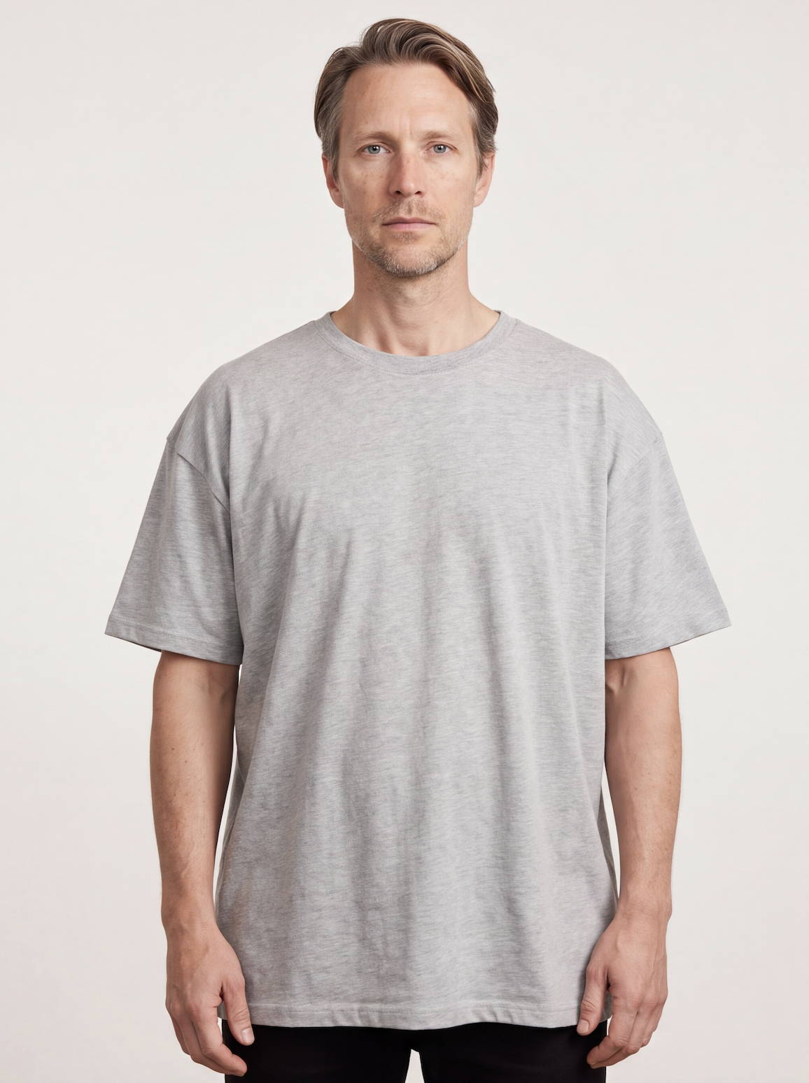 Ordinary tee — loose, unstructured fit
